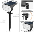 4-Pack Solar Spotlights, Landscape Lights