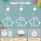 3-Pack Multicolor Backyard String Lights, Weatherproof LED