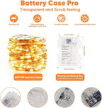 6ft Christmas LED String Lights, Waterproof Timer Lights