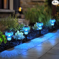 Solar Walkway Path Lights 4-Pack, Waterproof