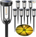 8-Pack Solar Path Lights, Outdoor Yard LED