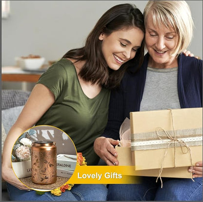 2 Packs Dragonfly Solar Lanterns Outdoor Waterproof, Dragonfly Gifts for Women Mom Grandma Metal Hanging Solar Lanterns for Patio Porch Garden Decor