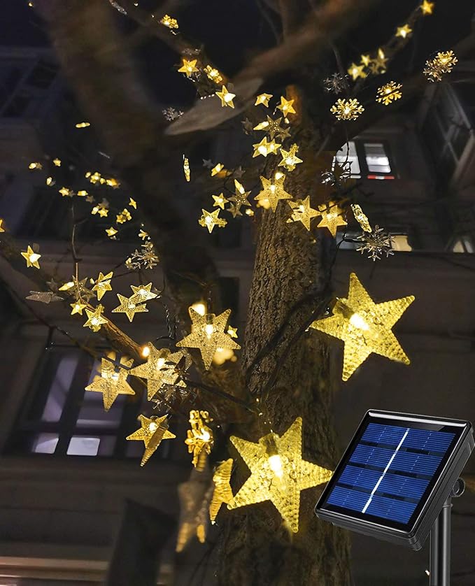 Outdoor String Lights, 50ft Warm White Waterproof