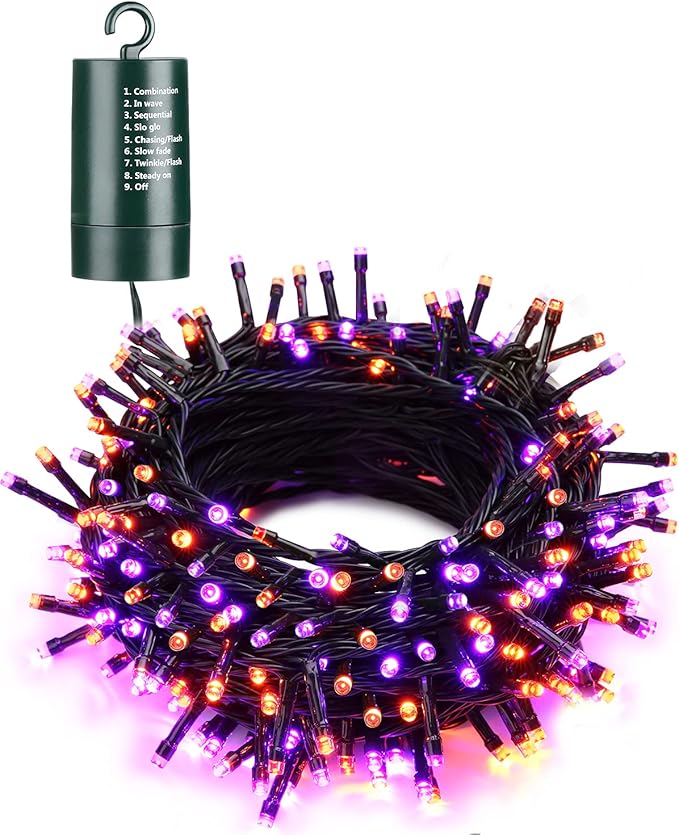 67ft Christmas LED String Lights, Waterproof Timer Lights