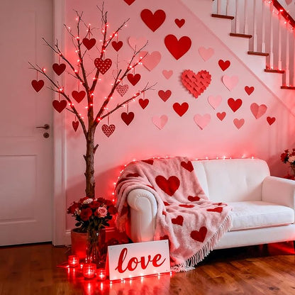 Christmas Fairy Lights 4-Pack, 1ft 50 LED Battery Twinkle Lights