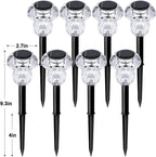 8-Pack Solar Landscape Lights for Garden