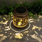 Metal Rabbit Solar Lanterns for Yard, Waterproof LED