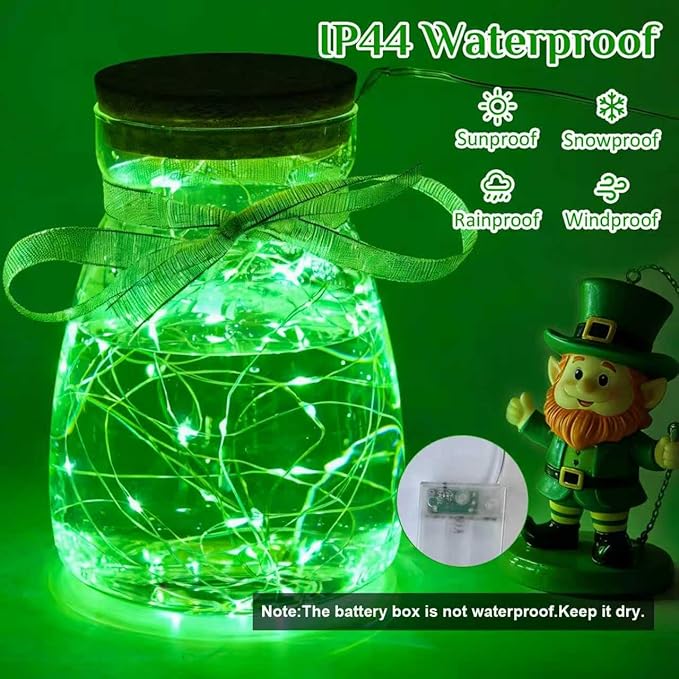 Christmas Fairy Lights 6-Pack, 16ft 50 LED Battery Twinkle Lights