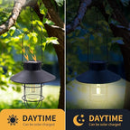 Backyard Solar Lantern Set 2-Pack, Classic Yard Lighting