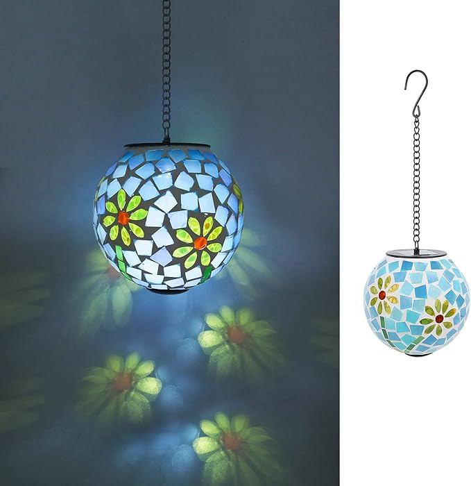 Solar Pathway Lights, Waterproof LED Garden Lights