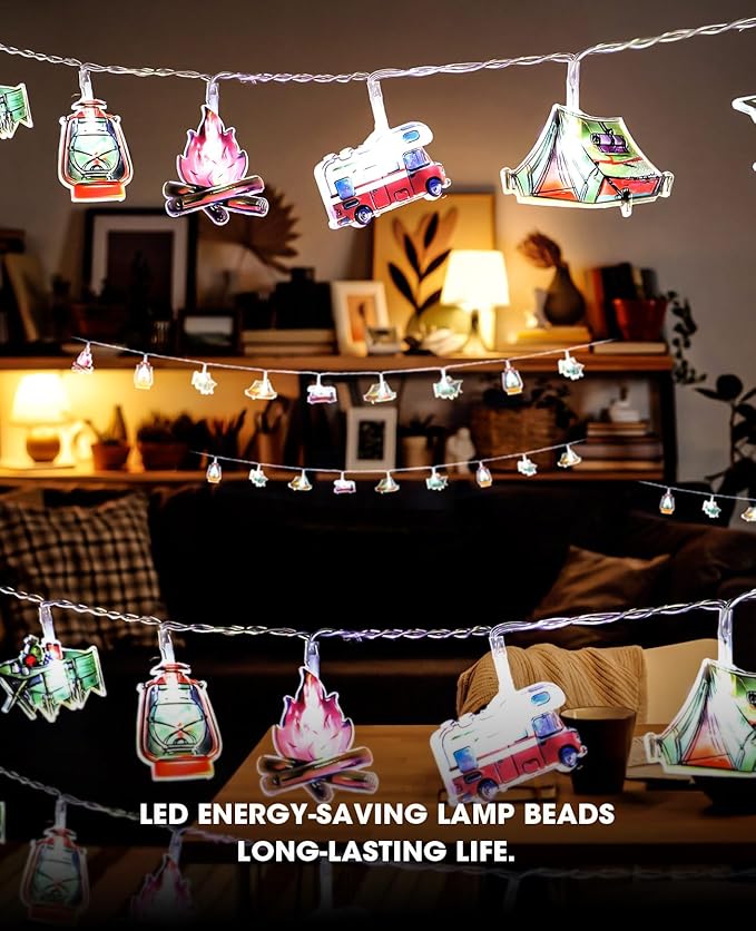 Christmas LED String Lights, Waterproof Timer Lights