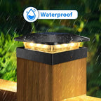 Solar Fence Post Caps 12-Pack, Patio LED