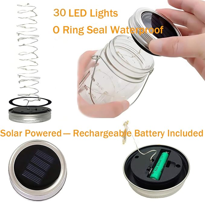 Solar Pathway Lights 4-Pack, Yard LED