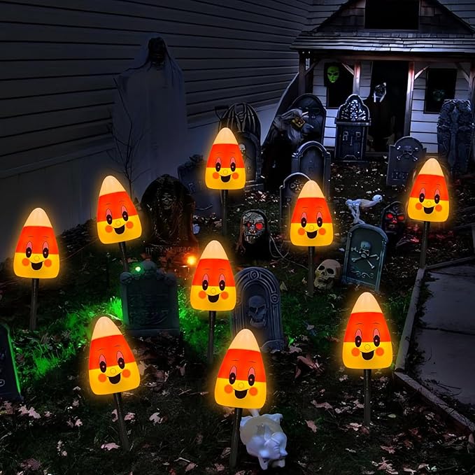 C9 Pathway Lights, 7ft LED Stakes