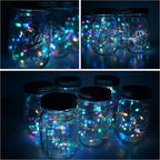 Christmas Yard String Lights 8-Pack, 20 LED Waterproof
