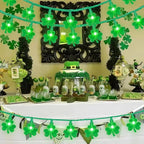 Green Yard String Lights, 5ft Weatherproof LED