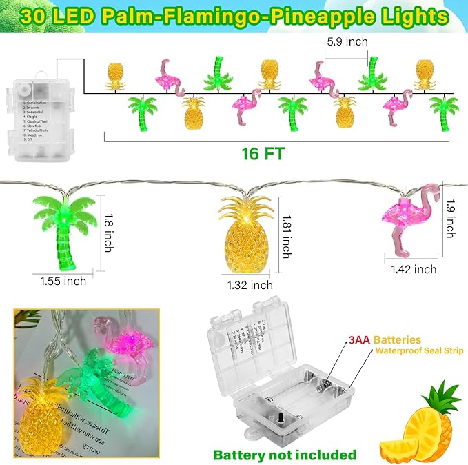 Deck String Lights, 16ft LED