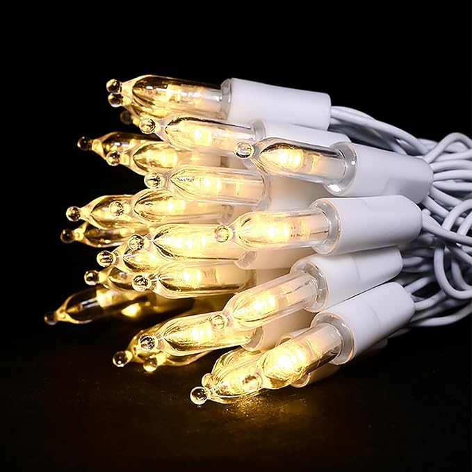 Christmas String Lights, 50 LED Waterproof Twinkle Lights