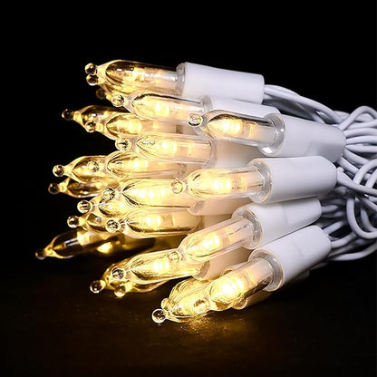 Christmas String Lights, 50 LED Waterproof Twinkle Lights
