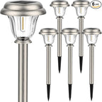6-Pack Solar Landscape Lights for Yard