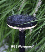 4-Pack Solar Pathway Lights, IP65 Waterproof LED Garden Lights