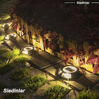 16-Pack Solar Gutter Lights, Warm White Waterproof LED