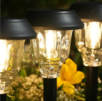 6-Pack Solar Path Lights, Outdoor Walkway LED