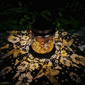 Hummingbird Solar Lantern Set, Rustic Patio Lighting