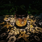 Hummingbird Solar Lantern Set, Rustic Patio Lighting