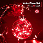 Christmas Porch String Lights, 4ft Waterproof