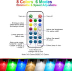 Café-Style Outdoor String Lights, 96ft Globe Bulbs