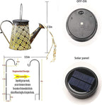 Hanging Solar Patio Lanterns, Metal Waterproof LED