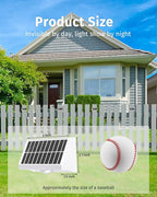 Sleek Solar Patio Lights 16-Pack, LED
