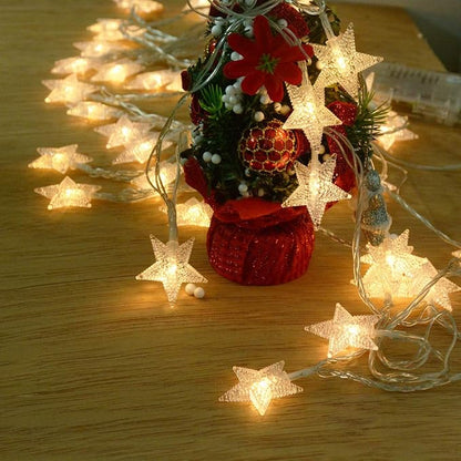 Christmas Porch String Lights, 25ft 50 LED Waterproof