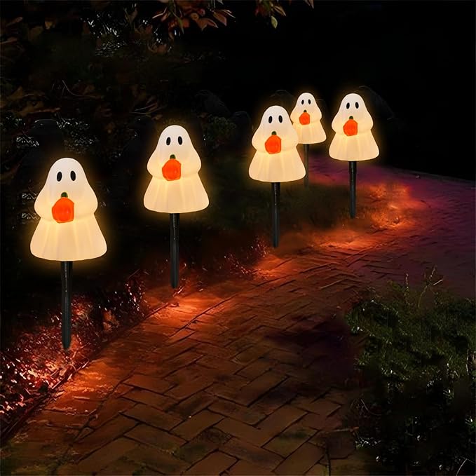 C9 Pathway Lights, 7ft LED Stakes