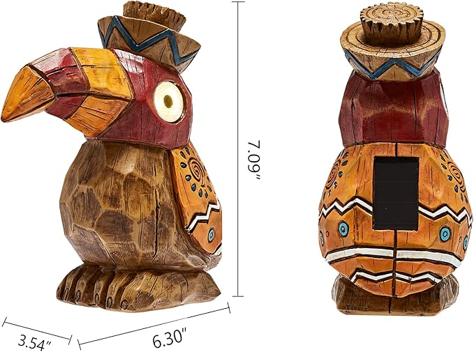 Bird Solar Lawn Figurine Light, Waterproof