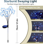 Solar Driveway Path Lights 2-Pack, Waterproof