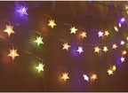 Christmas Porch String Lights, 25ft 50 LED Waterproof