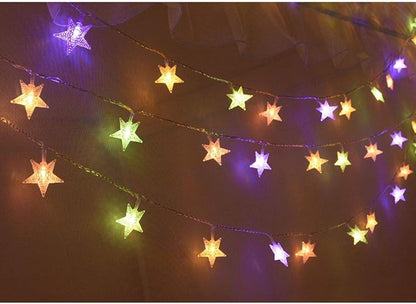 Christmas Porch String Lights, 25ft 50 LED Waterproof