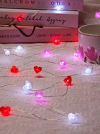 10ft White String Lights for Porch, Waterproof LED