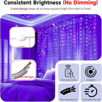 Outdoor String Lights, 8ft Waterproof LED