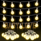 8ft String Lights for Yard, Waterproof LED