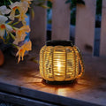 Solar Courtyard Lanterns, Backyard Hanging LED Decor