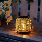 Solar Courtyard Lanterns, Backyard Hanging LED Decor