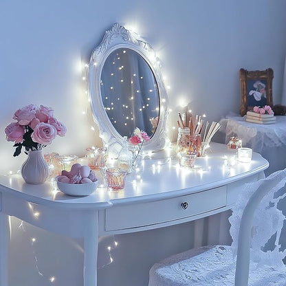 4-Pack Christmas String Lights, 1ft 50 LED Waterproof Twinkle Lights