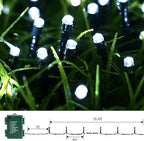 4-Pack 200 LED Christmas Twinkle Lights, 66ft Waterproof for Backyard