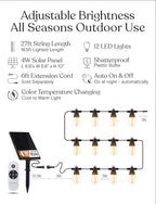 Backyard String Lights, Weatherproof LED