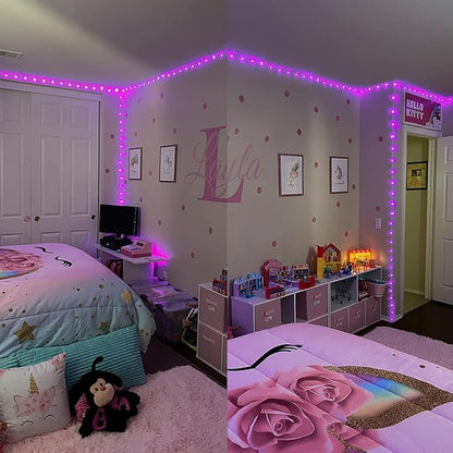 Remote Control Rope Lights, 33ft Color-Changing LED