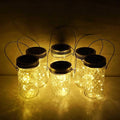 6-Pack Christmas LED String Lights, Waterproof Timer Lights