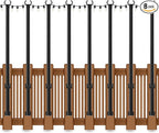 8-Pack Metal Light Poles, 5ft Patio & Deck Stands